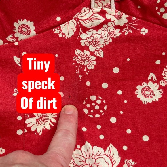 City Triangle Red Floral Print Dress‎ Sweetheart Sundress Party Summer - Picture 11 of 14